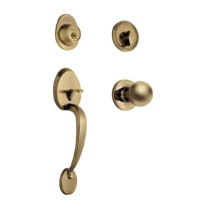 Cerradura Verona t/mariposa Bronce Antiguo  "HERMEX"CEP-21PJ