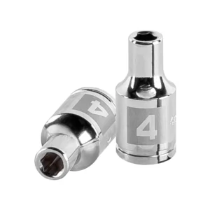 Dado milimétrico 1/4" 6 puntas de 4mm. "TRUPER" D-1404-M