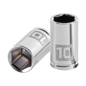 Dado milimétrico 1/4" 6 puntas de 10mm. "TRUPER" D-1410-M