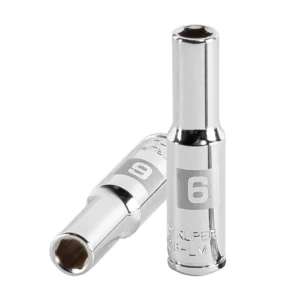 Dado largo milimétrico 1/4" 6 puntas de 6mm"TRUPER" D-1406LM