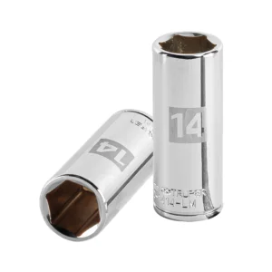 Dado largo milimétrico 1/4" 6puntas de 14mm"TRUPER"D-1414-LM