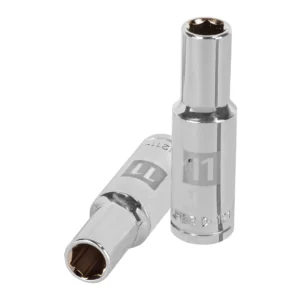 Dado largo milimétrico 1/2" 6 puntas 11mm"TRUPER"D-1211-ML