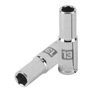 Dado largo milimétrico 1/2" 6 puntas 13mm"TRUPER" D-1213-ML