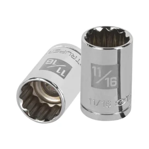 Dado 1/2" estriado 11/16" "TRUPER" D-1222