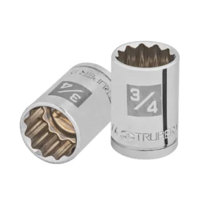 Dado 1/2" estriado 3/4" "TRUPER" D-1224