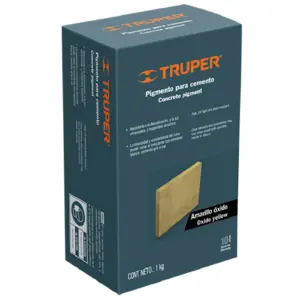 Pigmento negro para cemento,1kg "TRUPER"PICE-10