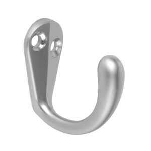 Gancho percha simple Cromo Mate "HERMEX" PEPU-03