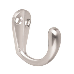 Gancho percha simple Níquel Satinado "HERMEX" PEPU-04