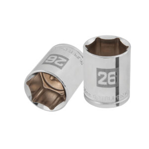 Dado milimétrico ½" 6 puntas de 26mm. "TRUPER" D-1226-M