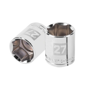 Dado milimétrico ½" 6 puntas de 27mm. "TRUPER" D-1227-M