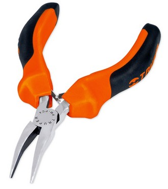Alicate miniatura Punta Fina curva 41/2" "TRUPER" PM-PC4