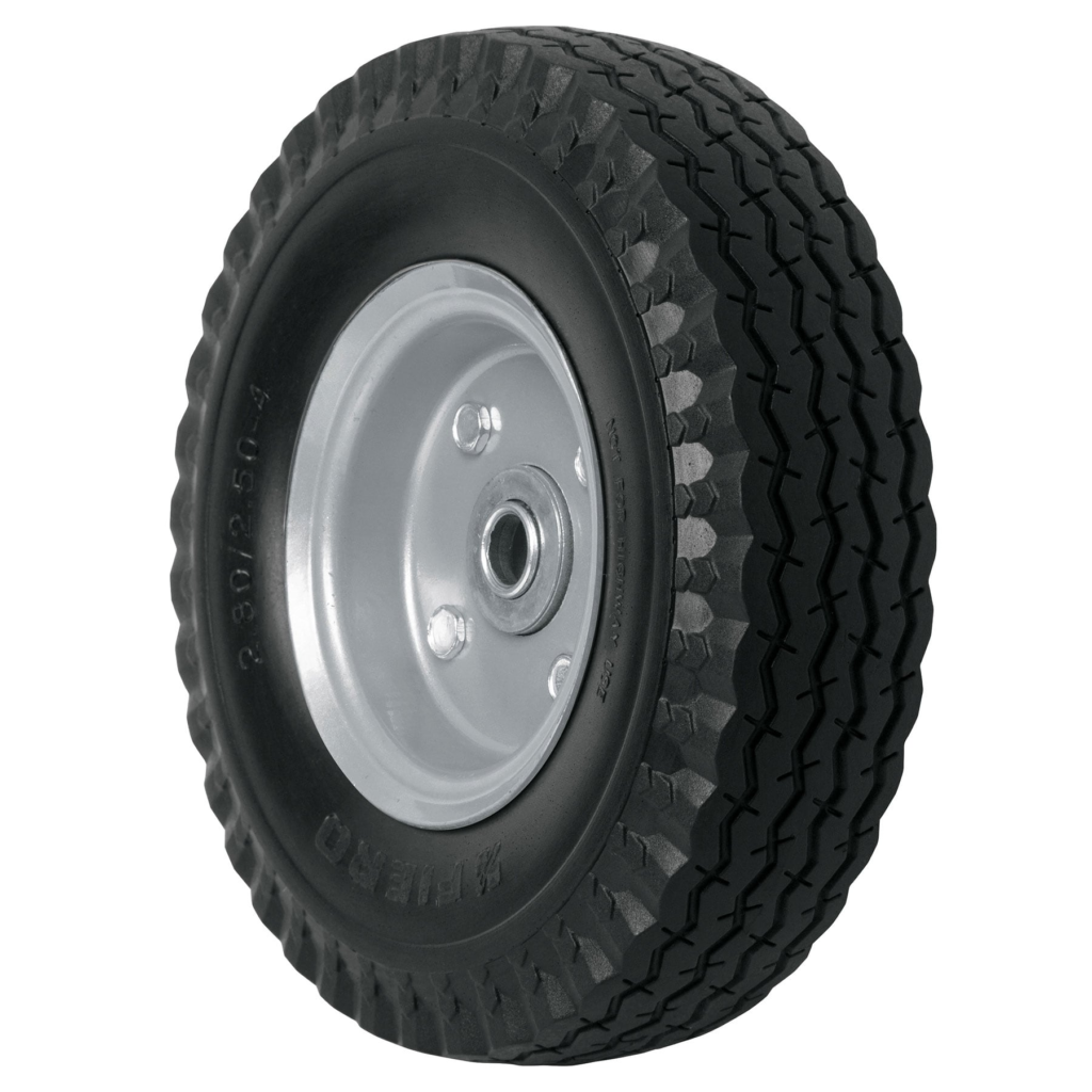 Rueda impon.p/carro D:8",eje lateral 5/8""TRUPER"LLX-8L
