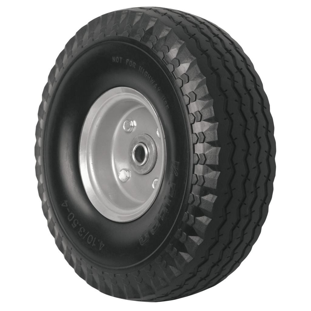 Rueda impon.p/carro D:10"eje lateral 5/8""TRUPER"LLX-10L