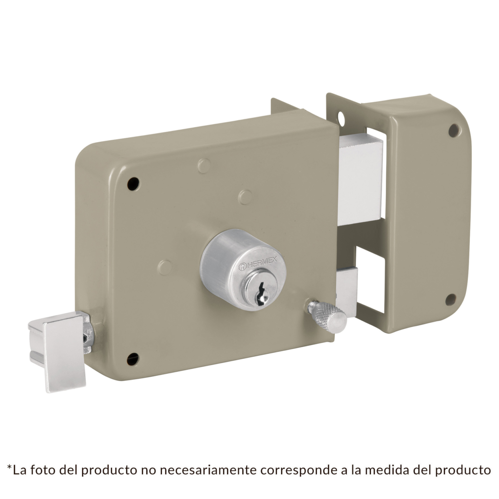 Cerradura sobrep.p/puertas izq(has40mm)"HERMEX-BASIC"CS-75IP