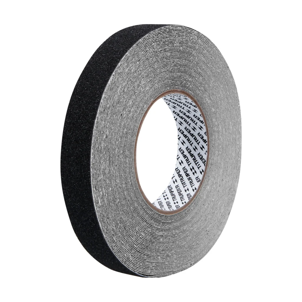 Cinta antiderrapante/abras negra.25mmx18mt."TRUPER"CIA-118N