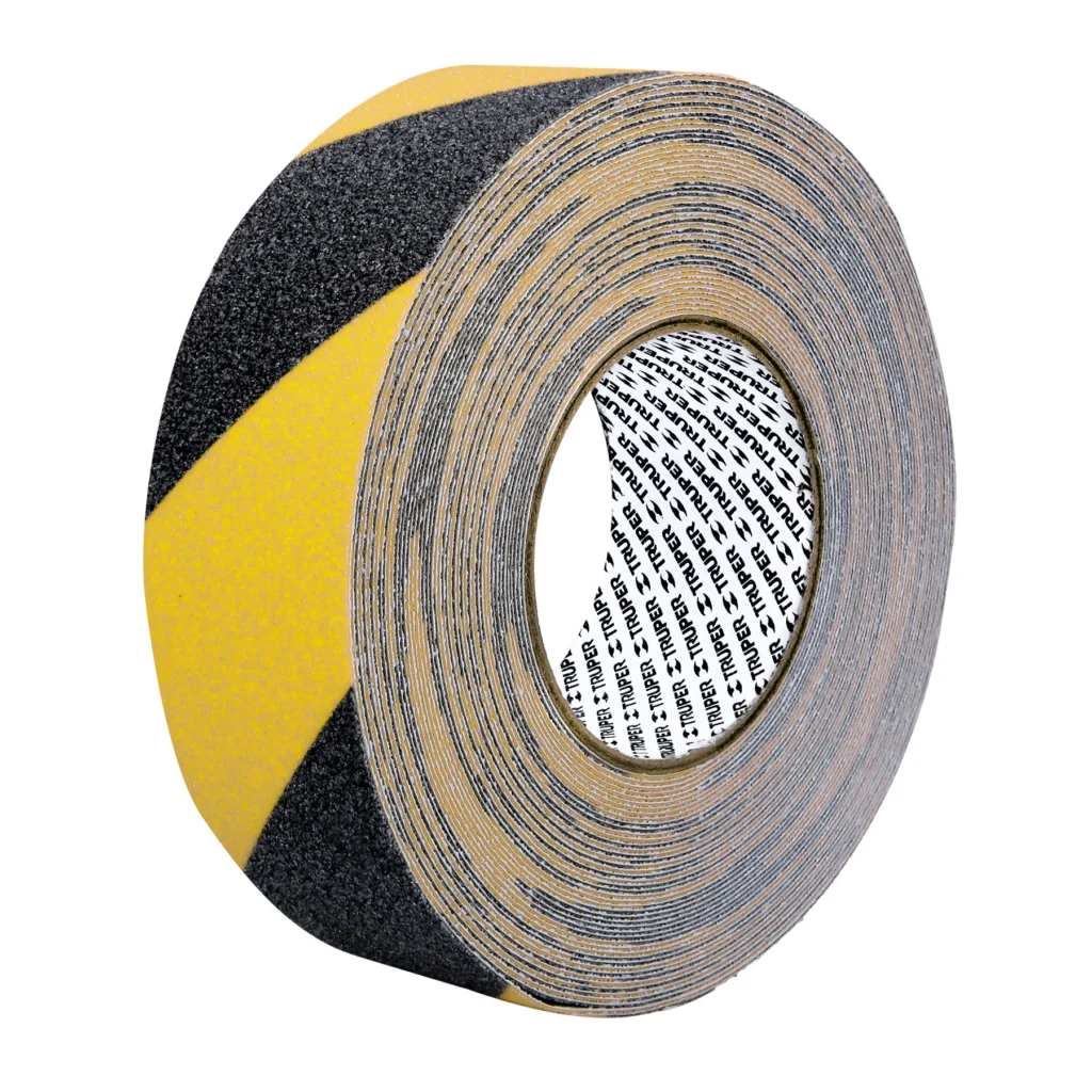 Cinta antiderr/abras(amarill-negra)50mmx18mt"TRUPER"CIA-218P