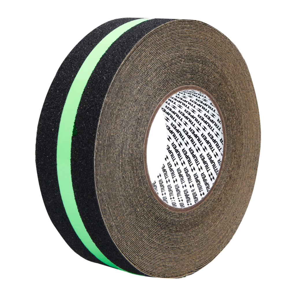 Cinta antiderr/abras negra c/refle.50mmx18mt"TRUPER"CIA-218L