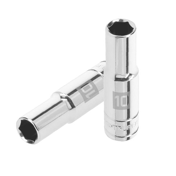 Dado largo 6 puntas 3/8" - 10mm"TRUPER"D-3810-HM-L