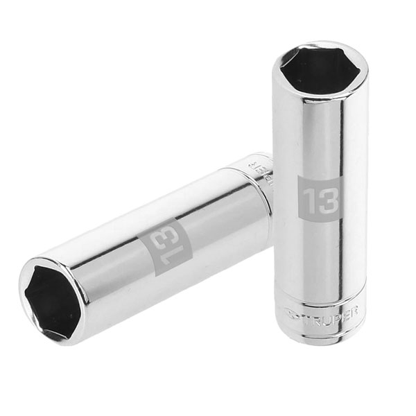 Dado largo 6 puntas 3/8" - 13mm"TRUPER"D-3813-HM-L