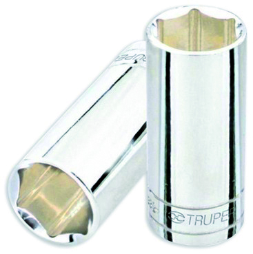 Dado largo milimétrico 1/2" 6 puntas 11mm"TRUPER"D-1211-ML
