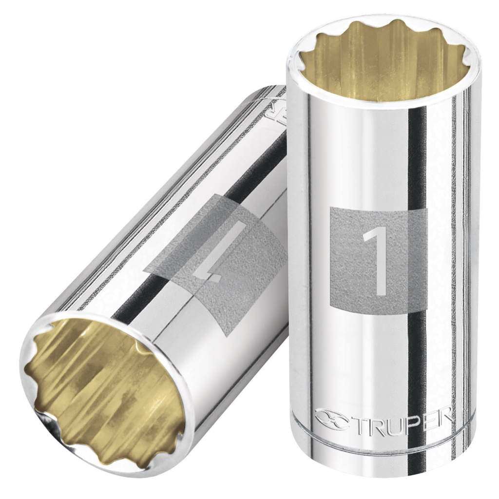 Dado largo estriado 1/2" - 1" "TRUPER" D-1232EL