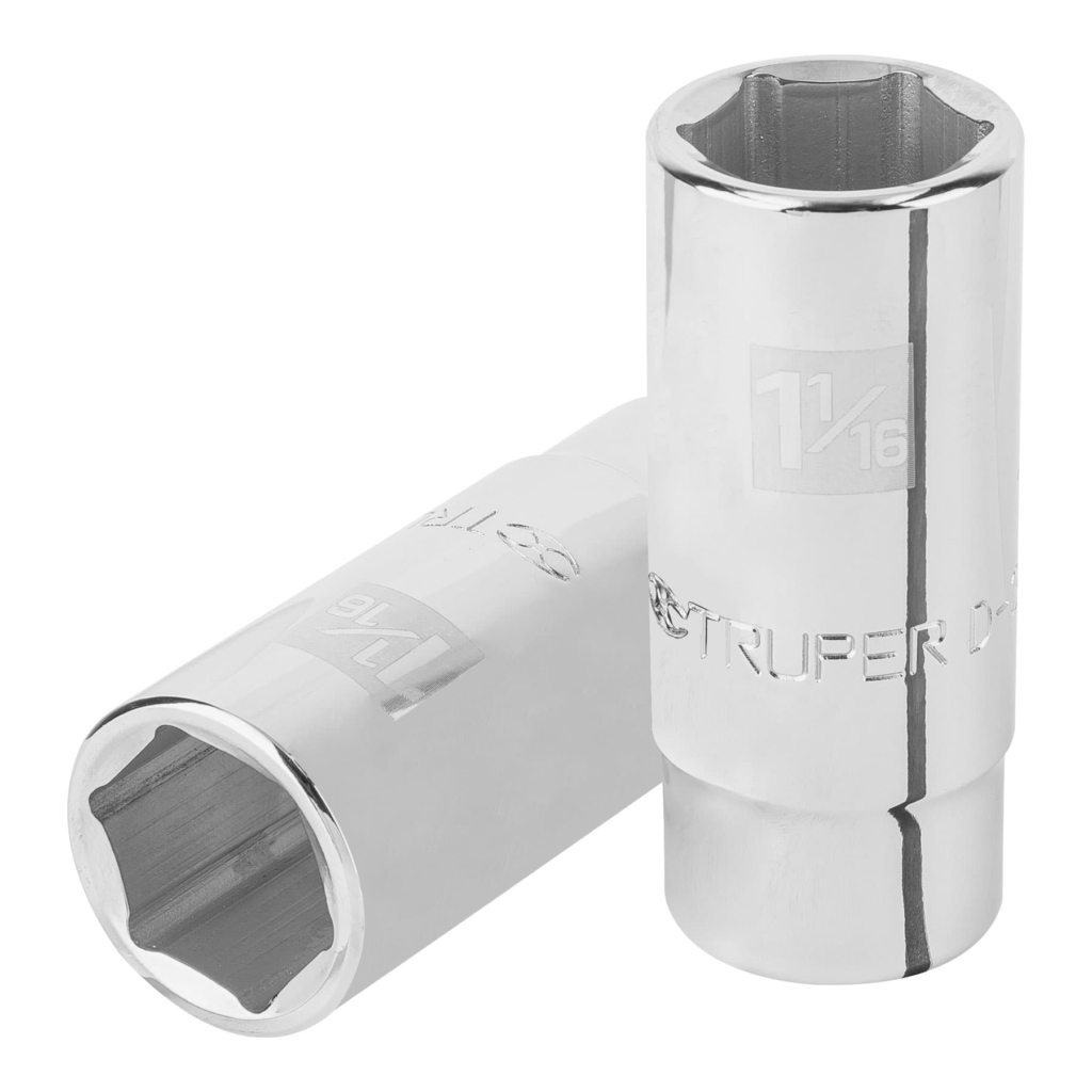 Dado largo 3/4" 6 puntas 1 1/16" "TRUPER" D-3434-HL