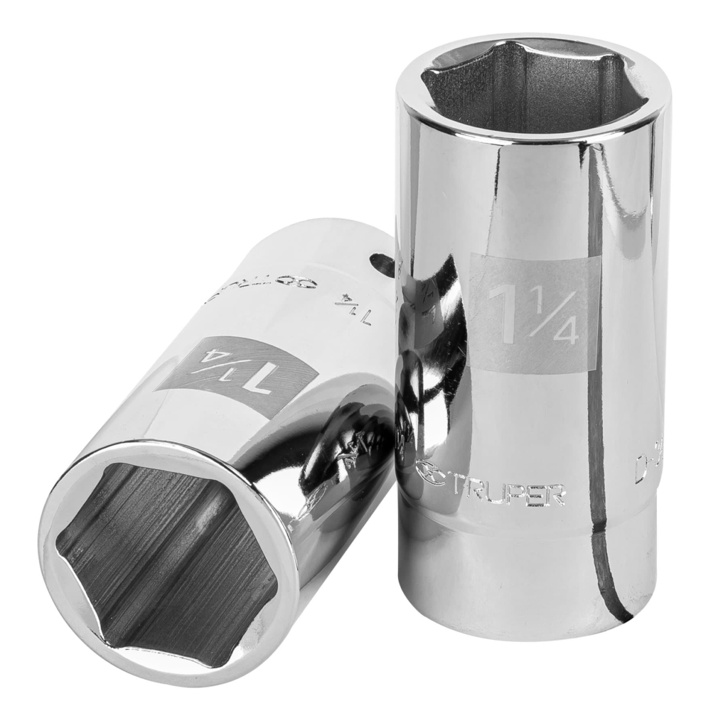 Dado largo 3/4" 6 puntas 1 1/4" "TRUPER" D-3440-HL