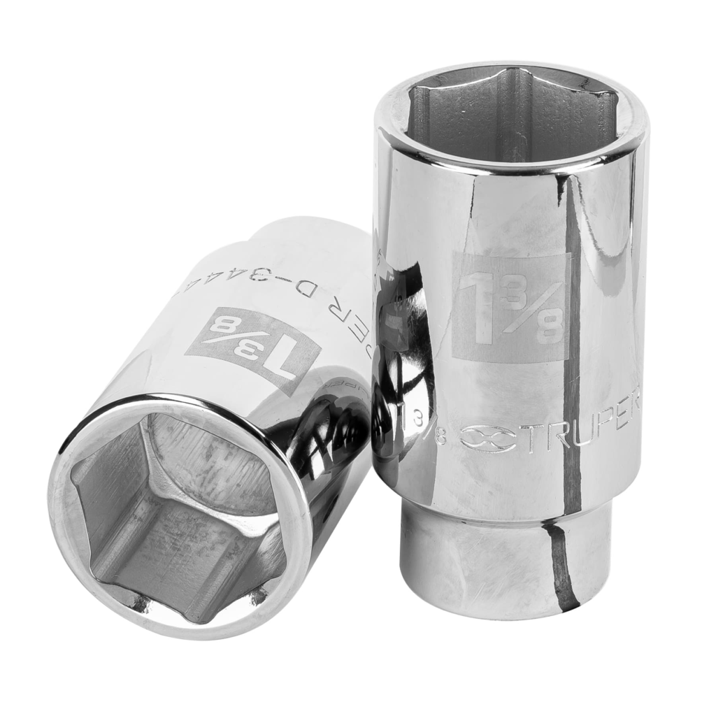 Dado largo 3/4" 6 puntas 1 3/8" "TRUPER" D-3444-HL