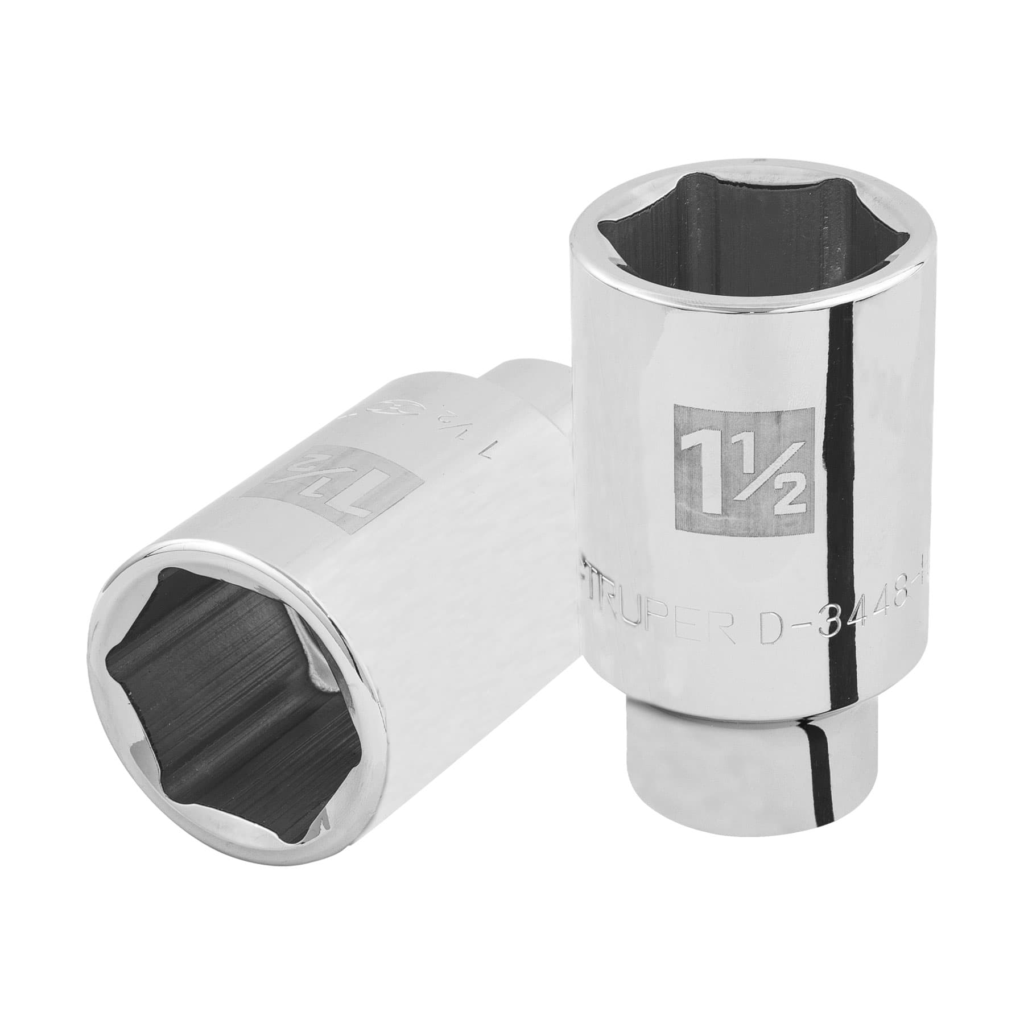 Dado largo 3/4" 6 puntas 1 1/2" "TRUPER" D-3448-HL