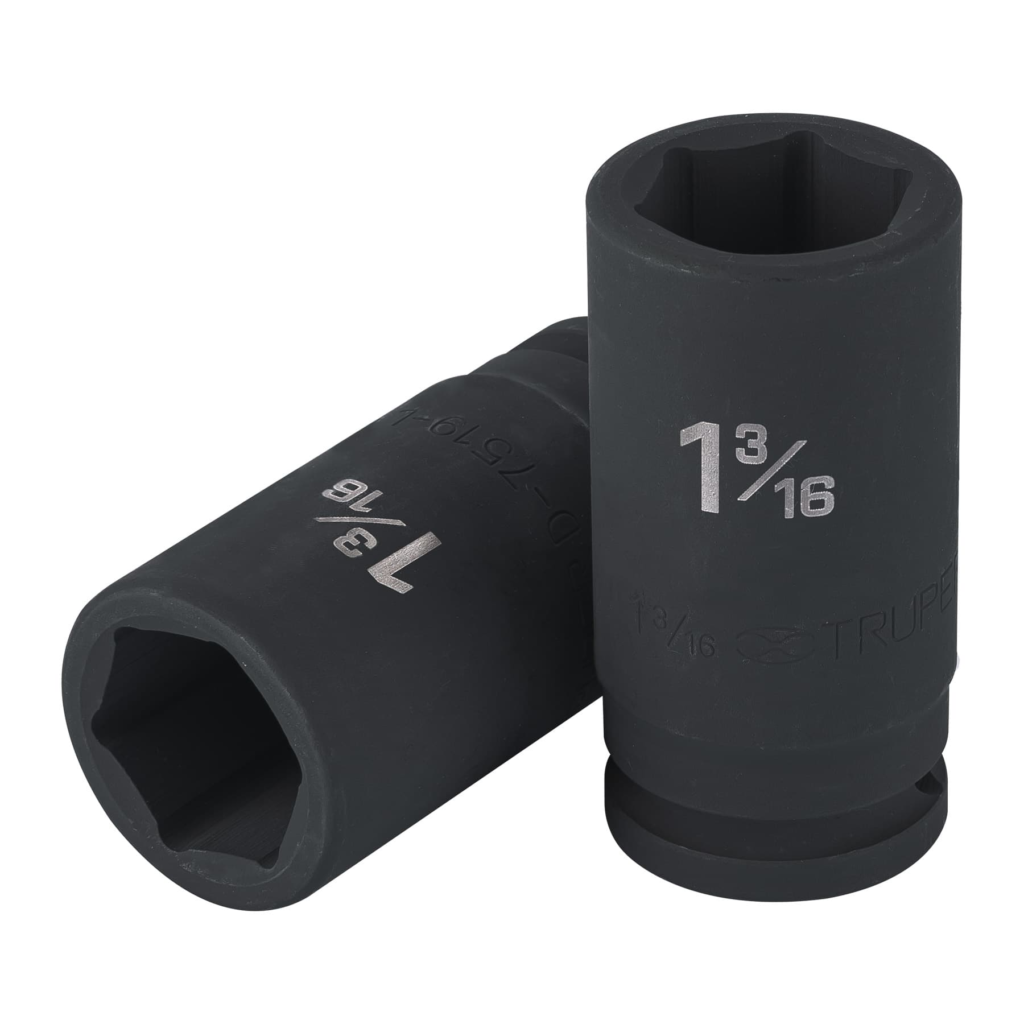 Dado impacto largo 6 puntas 3/4"-1 3/16" "TRUPER" D-7519-L