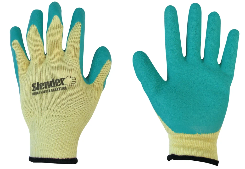 Gu.jard.s/costura-latex verde palma,T:9 (paq:12un) "SLENDER"