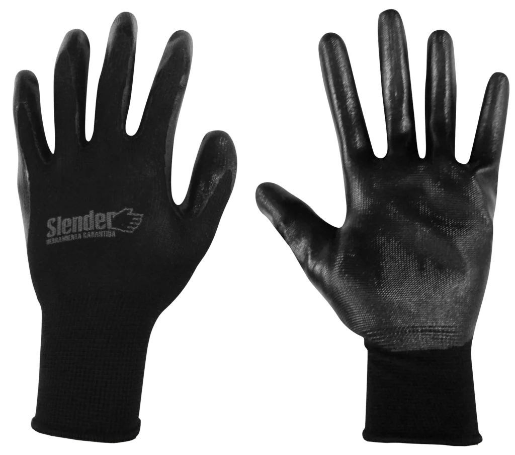 Guantes mec.nylon-palma nitrilo,Talle:10 (paq:12un)"SLENDER"
