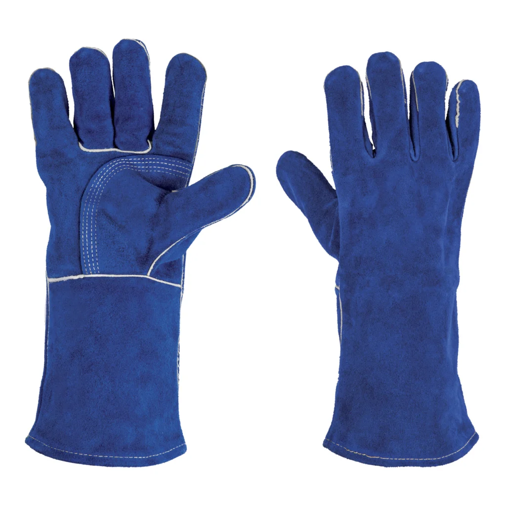 Guante soldador cuero azul/kevlar c/forro "TRUPER" GU-515