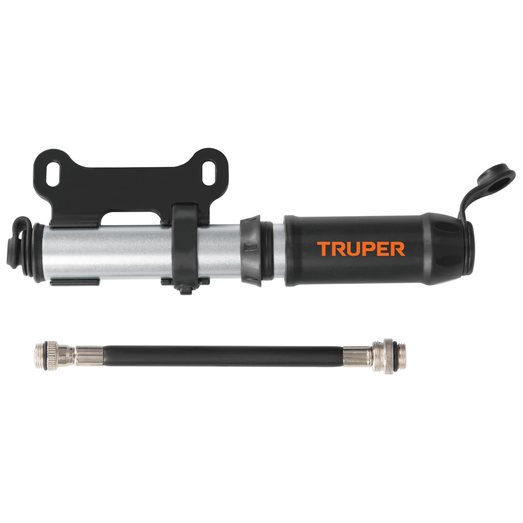 Infl.31cm,pleg.adosable.bicic,s/pedal(85psi)"TRUPER"BOM-MI-X