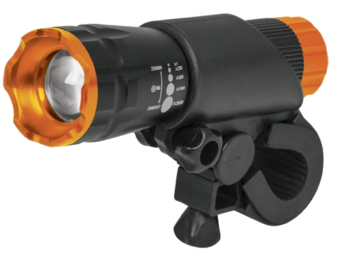 Lint.del.p/bici,1Led p/3pilAAA(100lúm)200mt"TRUPER"LIBI-100D