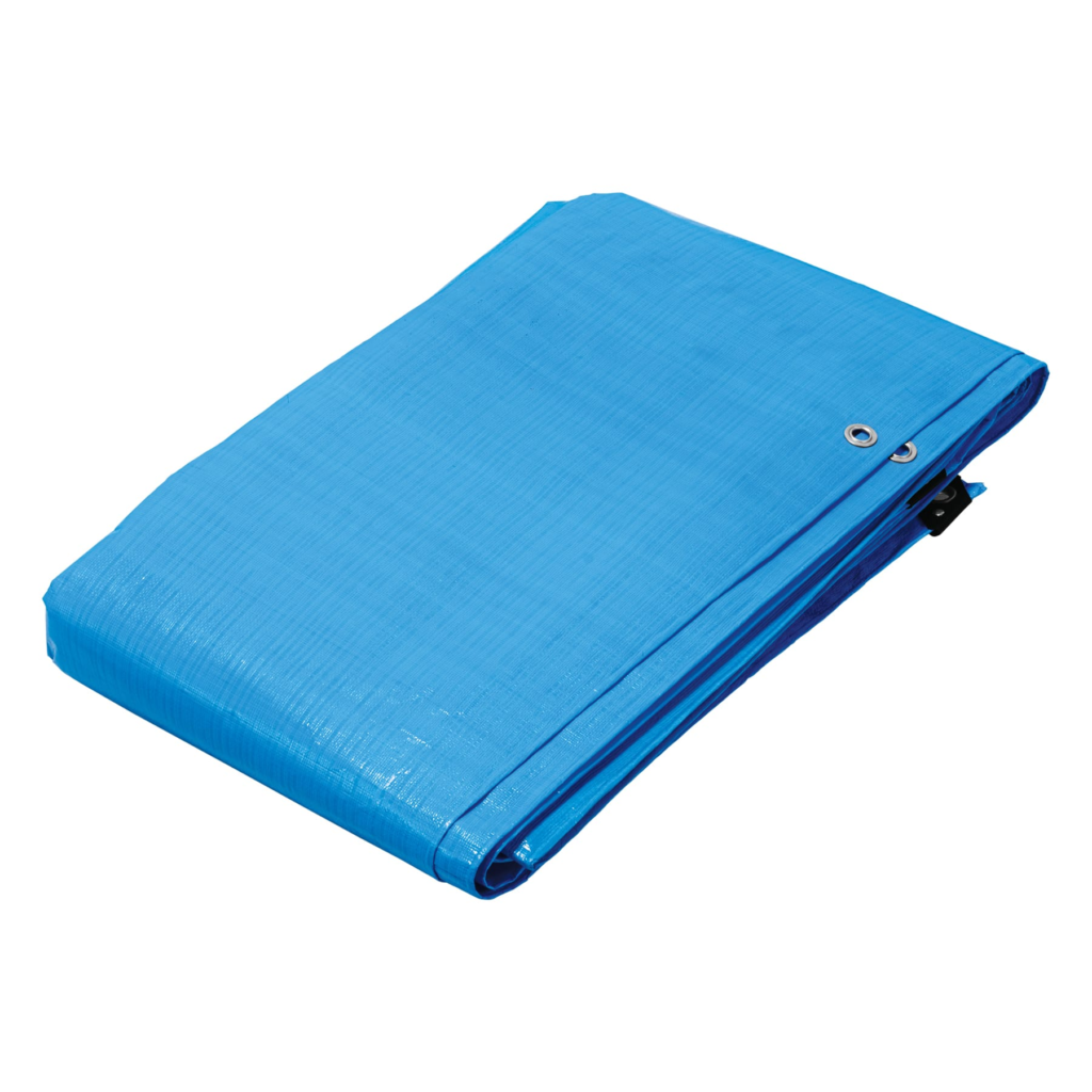 Lona Polietil.azul(Prot.UV)c/ojales5.00x6.00mt"TRUPER"LT-56Z