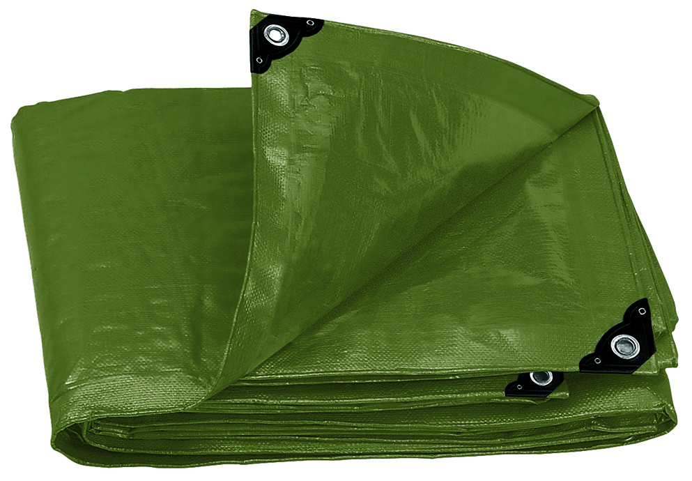 LonaPoli.verde olivo(Pr.UV)c/oj(U.Rudo)12x17m"TRUPER"LT1217X