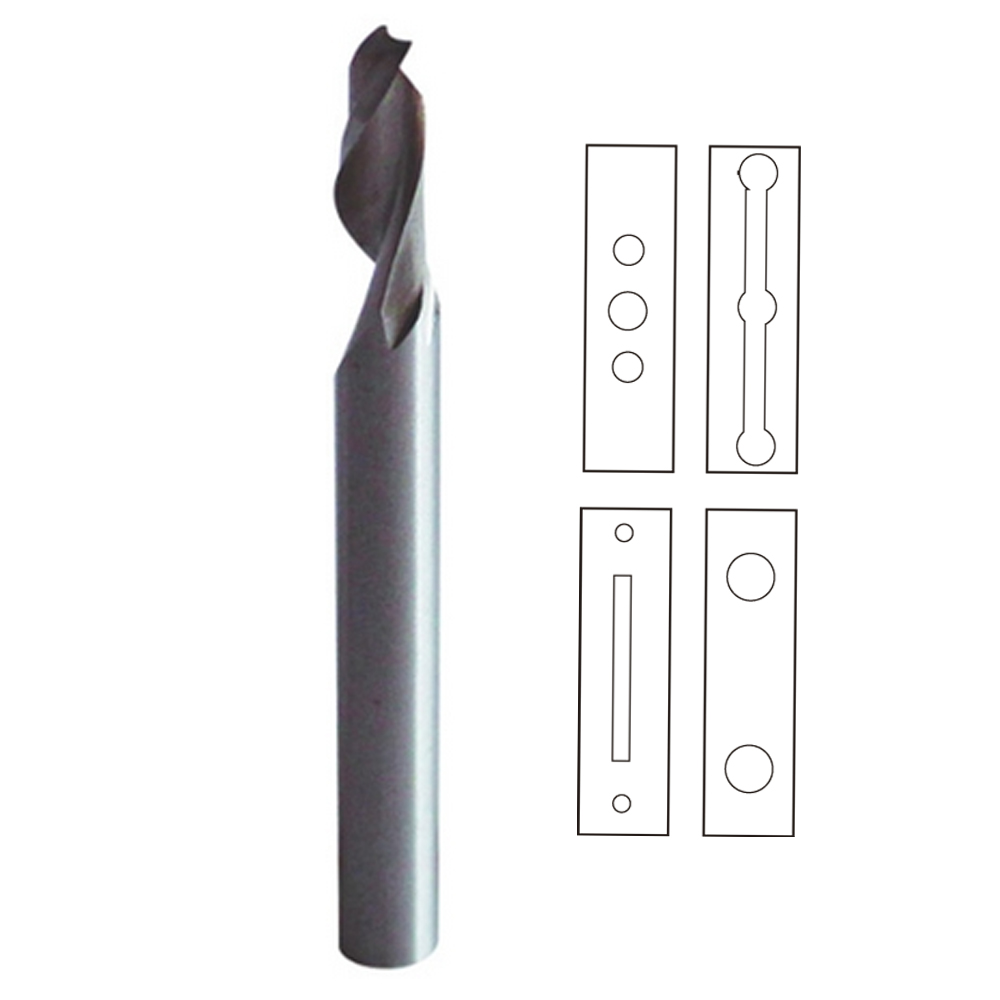 Fresolin HSS escopl.acero/alum/PVC 4x12x60mm"ECEF"5141260