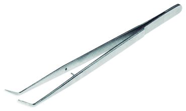 Pinza Bruselas curva p/elec.,joyería 6"ac.carb"KNIPEX"923436