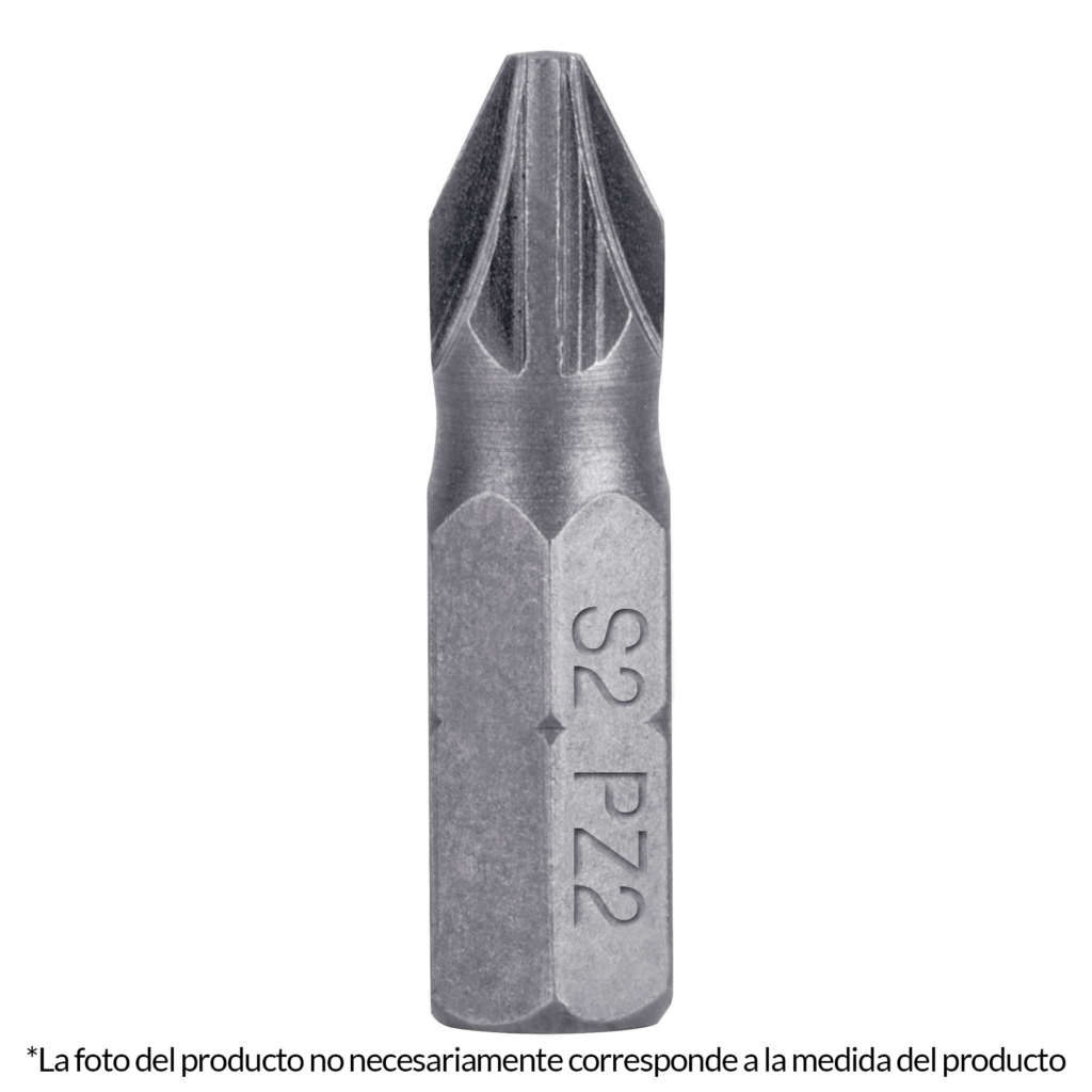 Puntas Destor.Pozidriv PZ3 25mm TRUPER PUDE-2103 x bl 5pzas