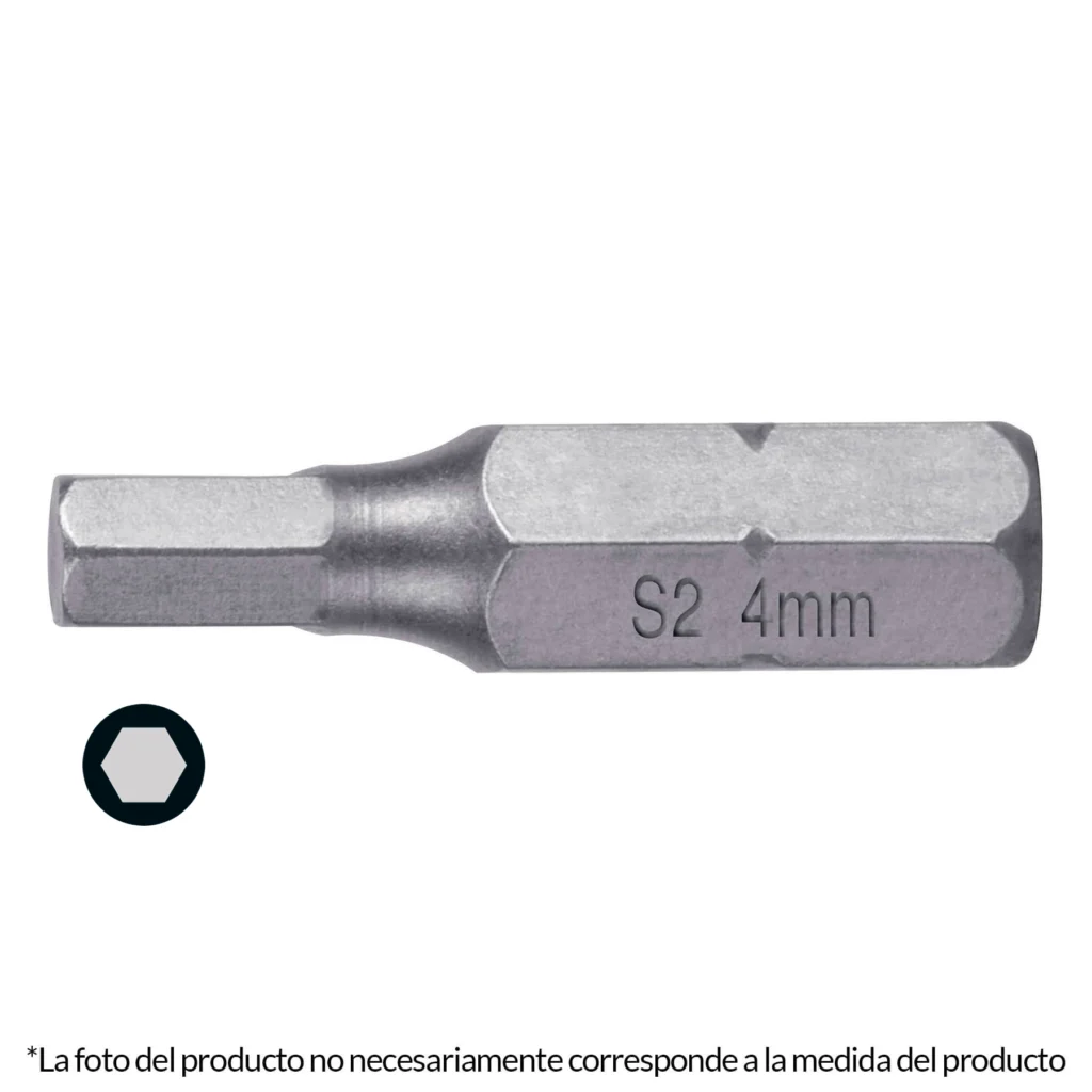 Punta dest.hexag-2mm-25mm"TRUPER"PUDE-7102 x bl 5pzas