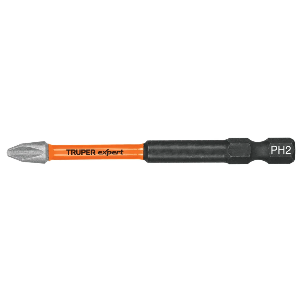Punta Dest.Impac.phi.Nº2 75mm Enc.1/4" "TRUPER"PUDE1302I Bx5