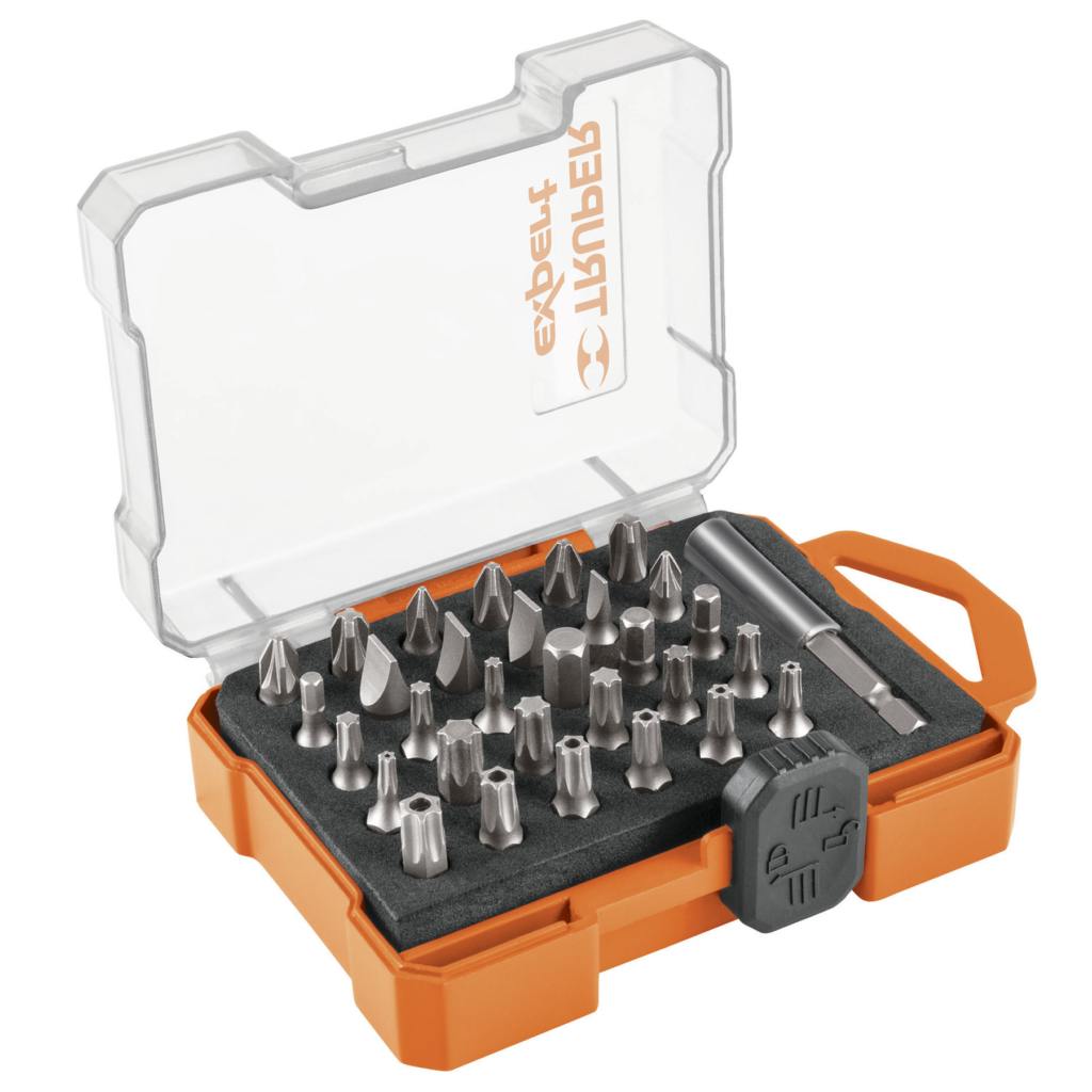 Juego d/puntas dest.-31pzas de 25mm-cja metal"TRUPER"PUN-31X