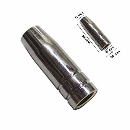 Rep.GAS NOZZLE,20x85,Di.12mm(Bli.10pzs)"AWELCO"Ref.91570 c/u
