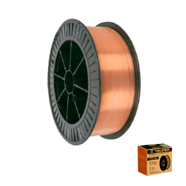 Soldadura Alambre Mig Cobreado 0.8mm"TRUPER"MICRO-15G xR.15K