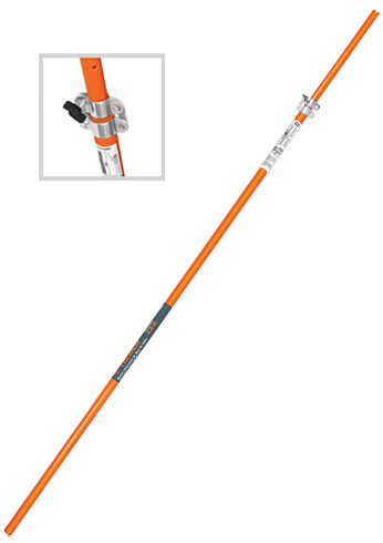Mango fibra de vidrio telescóp.1.91-3.62mt."TRUPER"MG-TR-82F