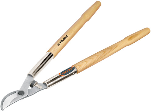 Tijera podar 2 manos 21"man.madera,d.cor:1 1/2"TRUPER" T-122
