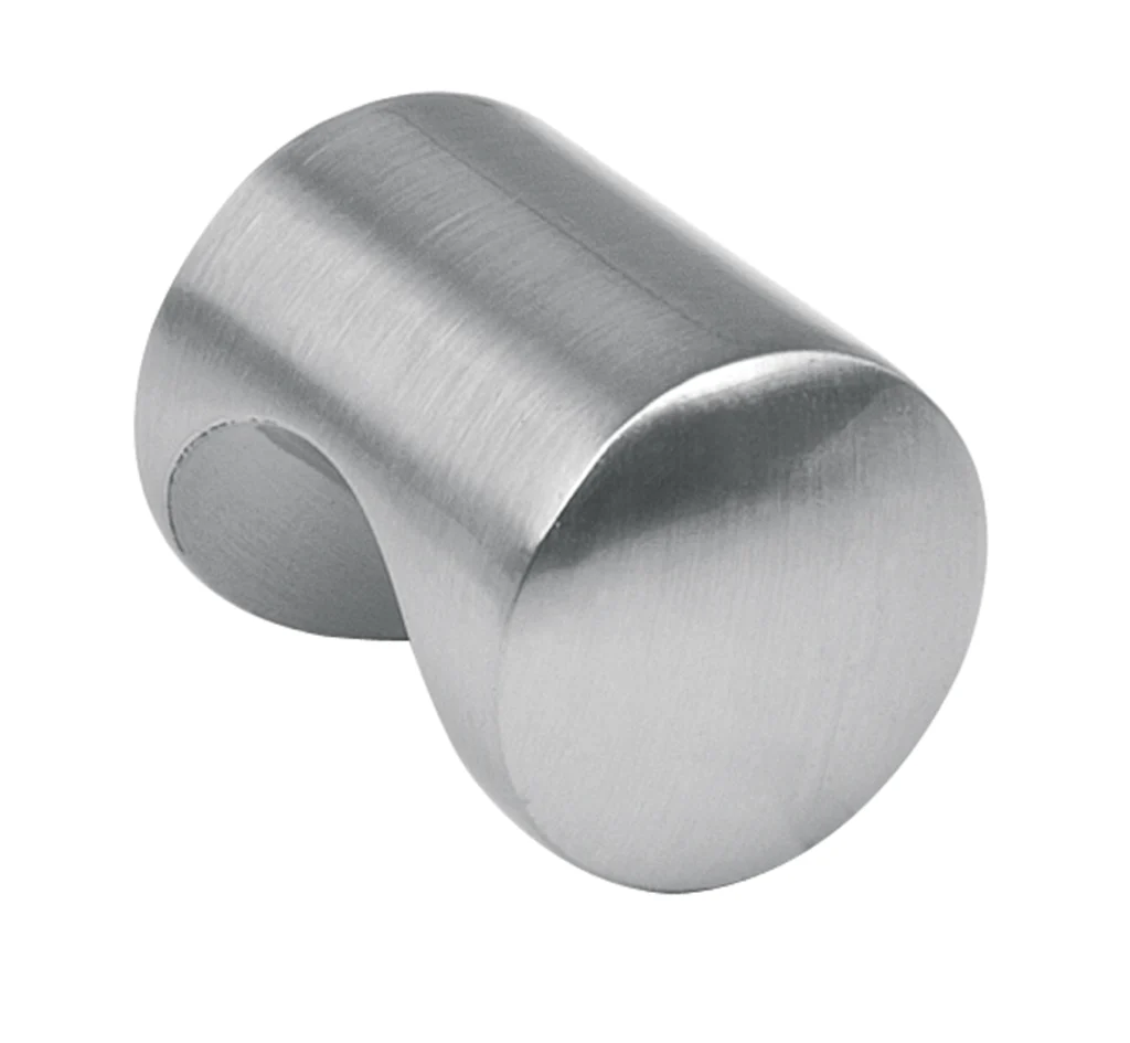 Tirador botón zamac niq.sat."CILINDRO"19mm"HERMEX"PER-031