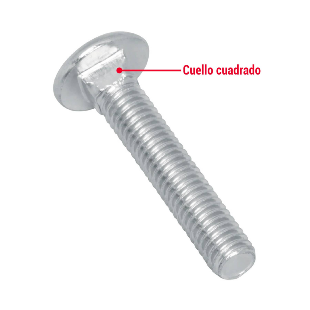 Bulon p/madera (bol100u)1/4x3/4"FIERO"TORC-1/4x3/4 xbol