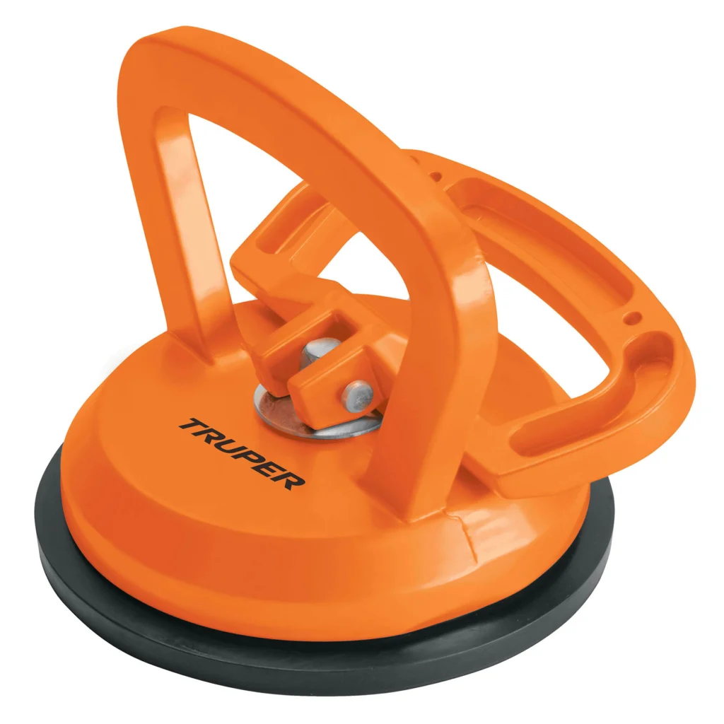 Ventosa simple p/vidrio(D:115mm)Cap.max:45kg)"TRUPER"VEVI-1A